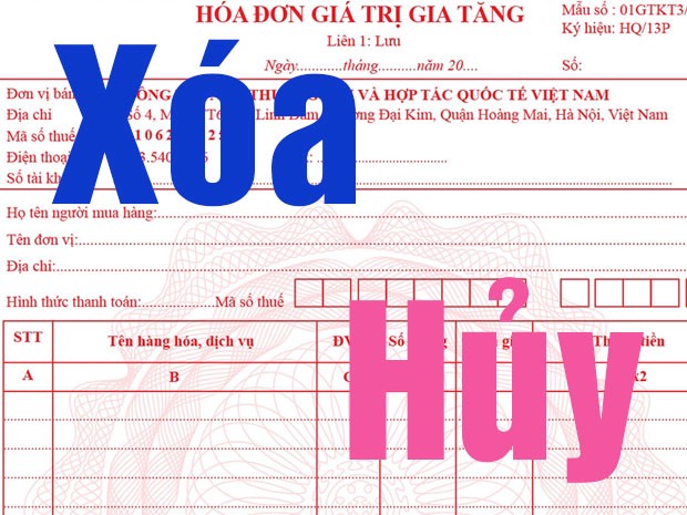 Phân biệt xóa bỏ và hủy hóa đơn trên báo cáo sử dụng hóa đơn