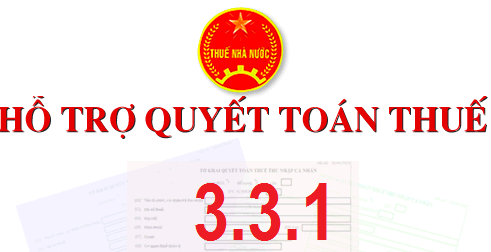 Phần mềm Hỗ trợ Quyết toán thuế TNCN 3.3.1