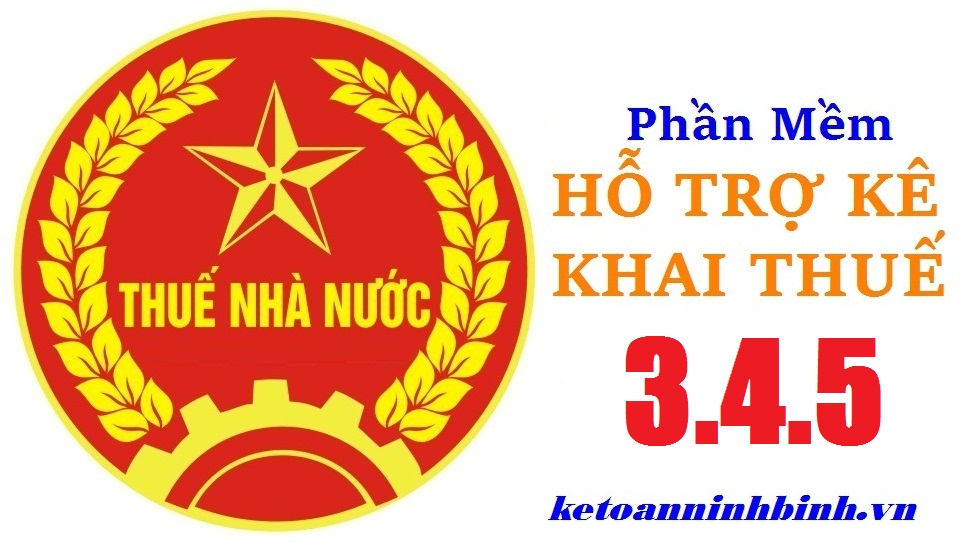 Phần mềm hỗ trợ kê khai thuế HTKK mới nhất hiện nay, Hỗ trợ kê khai 3.4.5