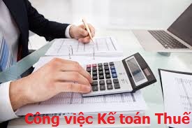 MÔ TẢ CÔNG VIỆC CỦA KẾ TOÁN THUẾ