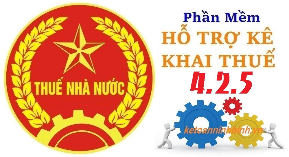 PHẦN MỀM HTKK 4.2.5 MỚI NHẤT THEO TỔNG CỤC THUẾ NĂM 2019